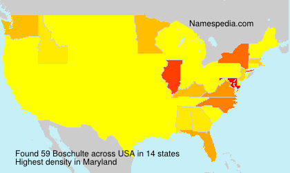 Surname Boschulte in USA Surname Boschulte in USA