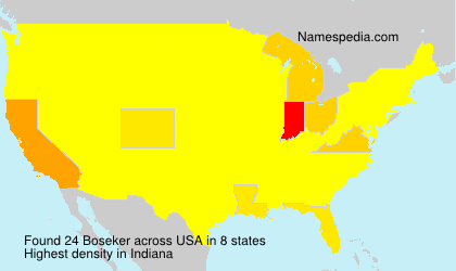 Surname Boseker in USA Surname Boseker in USA