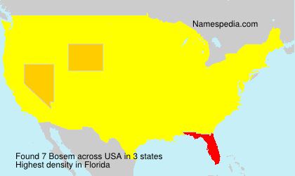 Surname Bosem in USA Surname Bosem in USA