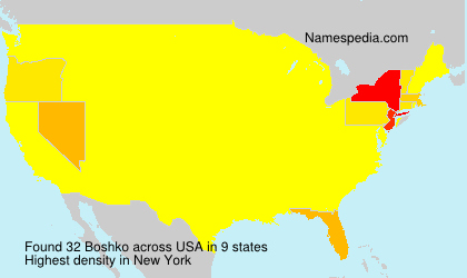 Surname Boshko in USA Surname Boshko in USA