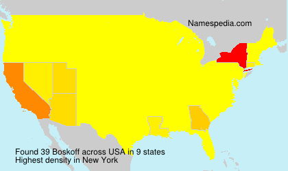 Surname Boskoff in USA Surname Boskoff in USA