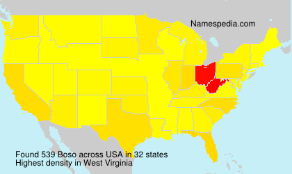 Surname Boso in USA Surname Boso in USA