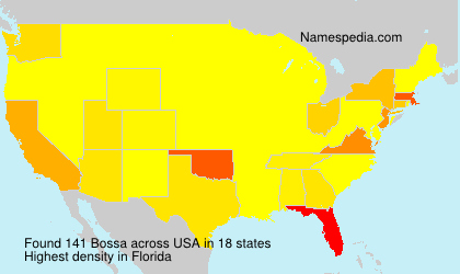 Surname Bossa in USA Surname Bossa in USA