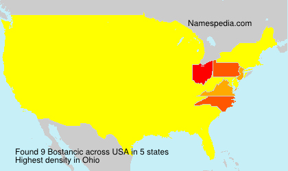 Surname Bostancic in USA Surname Bostancic in USA