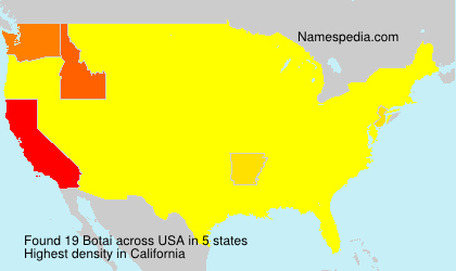 Surname Botai in USA Surname Botai in USA