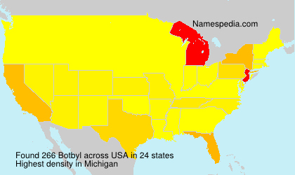 Surname Botbyl in USA Surname Botbyl in USA