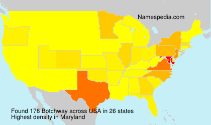 Surname Botchway in USA Surname Botchway in USA