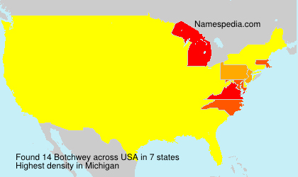 Surname Botchwey in USA Surname Botchwey in USA