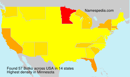 Surname Botko in USA Surname Botko in USA