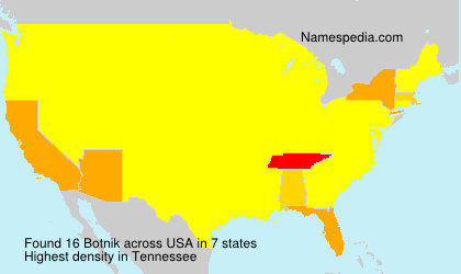 Surname Botnik in USA Surname Botnik in USA