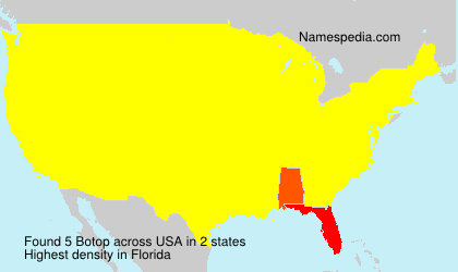 Surname Botop in USA Surname Botop in USA