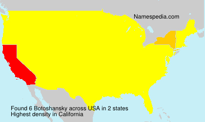 Surname Botoshansky in USA Surname Botoshansky in USA