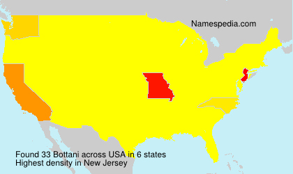 Surname Bottani in USA Surname Bottani in USA