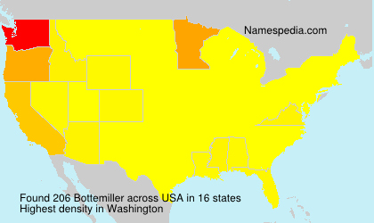 Surname Bottemiller in USA Surname Bottemiller in USA