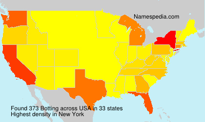 Surname Botting in USA Surname Botting in USA