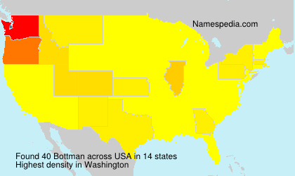 Surname Bottman in USA