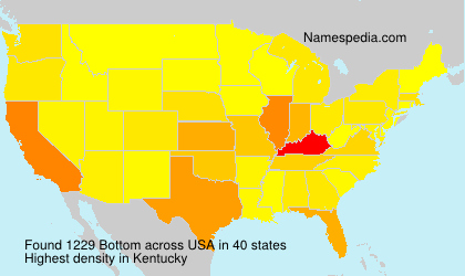 Surname Bottom in USA Surname Bottom in USA