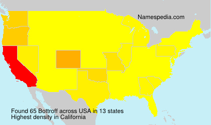 Surname Bottroff in USA Surname Bottroff in USA