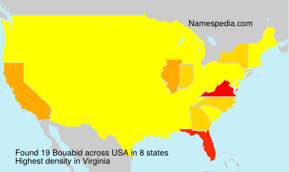 Surname Bouabid in USA Surname Bouabid in USA