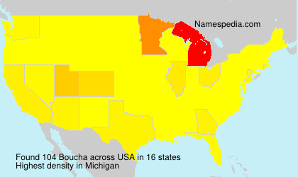 Surname Boucha in USA Surname Boucha in USA