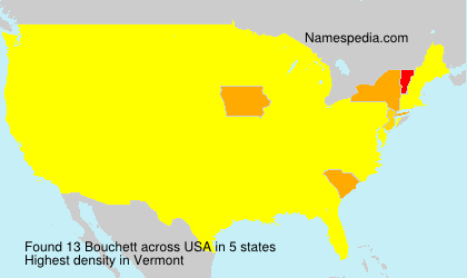 Surname Bouchett in USA Surname Bouchett in USA