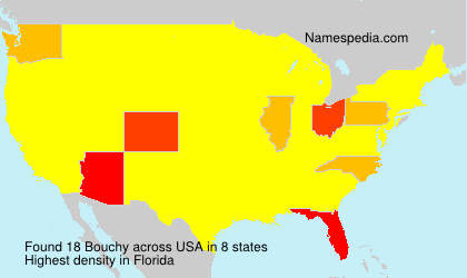Surname Bouchy in USA Surname Bouchy in USA