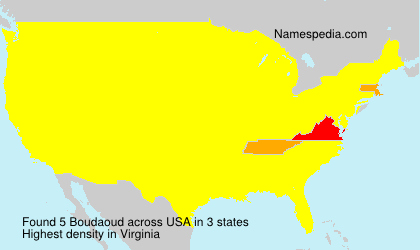 Surname Boudaoud in USA Surname Boudaoud in USA