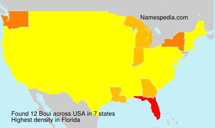 Surname Boui in USA Surname Boui in USA