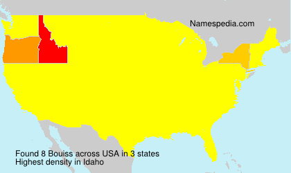 Surname Bouiss in USA Surname Bouiss in USA