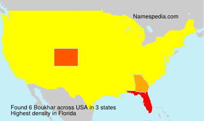 Surname Boukhar in USA Surname Boukhar in USA