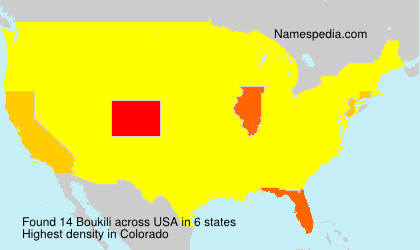 Surname Boukili in USA Surname Boukili in USA