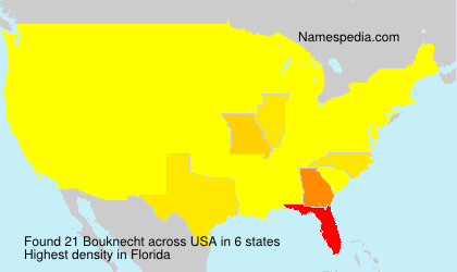 Surname Bouknecht in USA