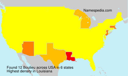 Surname Boulieu in USA Surname Boulieu in USA
