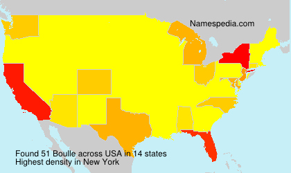 Surname Boulle in USA Surname Boulle in USA