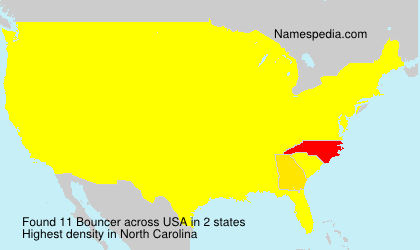 Surname Bouncer in USA Surname Bouncer in USA