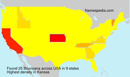 Surname Bounsana in USA Surname Bounsana in USA
