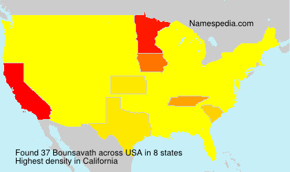Surname Bounsavath in USA Surname Bounsavath in USA
