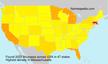 Surname Bourassa in USA Surname Bourassa in USA