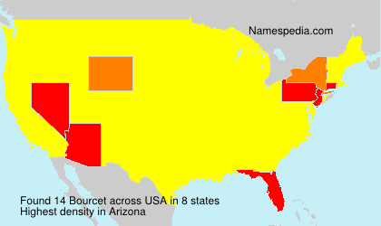 Surname Bourcet in USA Surname Bourcet in USA