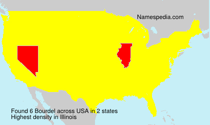 Surname Bourdel in USA Surname Bourdel in USA