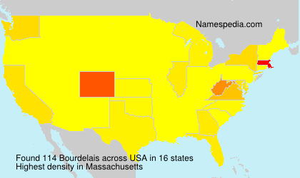 Surname Bourdelais in USA Surname Bourdelais in USA