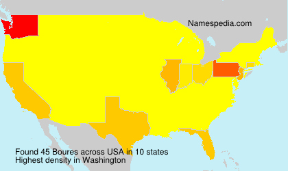 Surname Boures in USA Surname Boures in USA