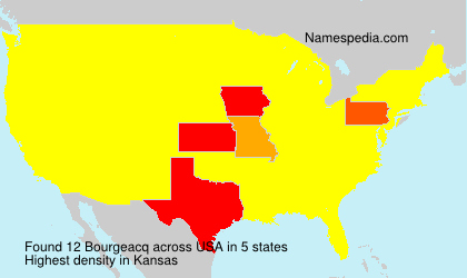 Surname Bourgeacq in USA Surname Bourgeacq in USA