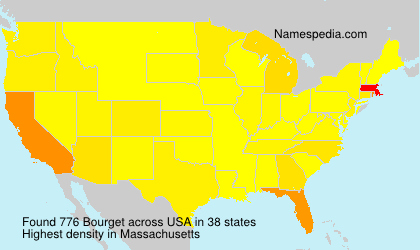 Surname Bourget in USA Surname Bourget in USA