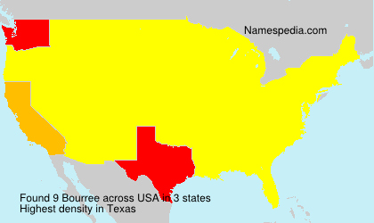 Surname Bourree in USA Surname Bourree in USA