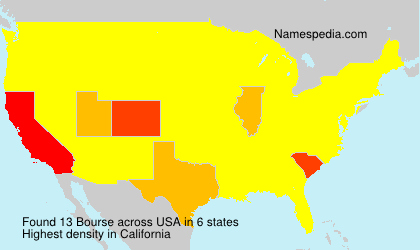 Surname Bourse in USA Surname Bourse in USA