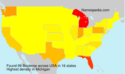 Surname Bouterse in USA Surname Bouterse in USA