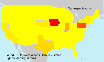 Surname Bouwers in USA Surname Bouwers in USA