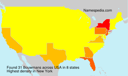 Surname Bouwmans in USA Surname Bouwmans in USA