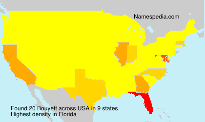 Surname Bouyett in USA Surname Bouyett in USA